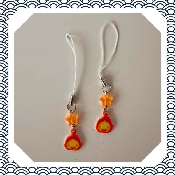 Producto - Charm Calcifer - Llavero El Castillo Ambulante Anime