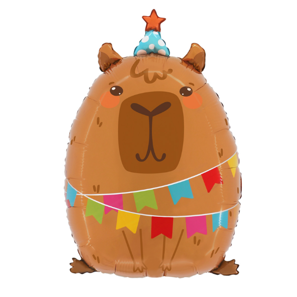 Producto - Globo capybara banderín 60cm