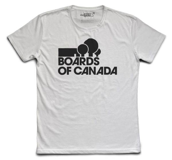 Producto - Boards of Canada - Logo ByN - Remera Blanca