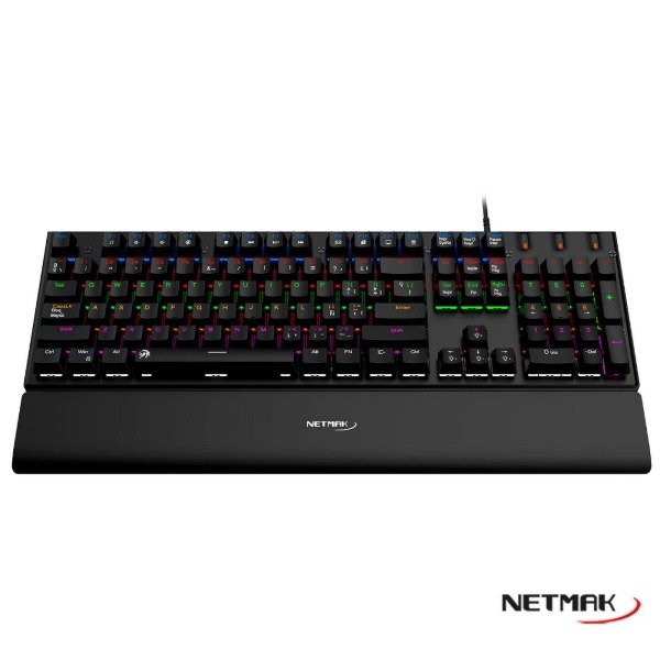 Producto - Teclado español mecánico 100 -gamer -usb -multimedia -Anti-ghosting 26 Teclas -