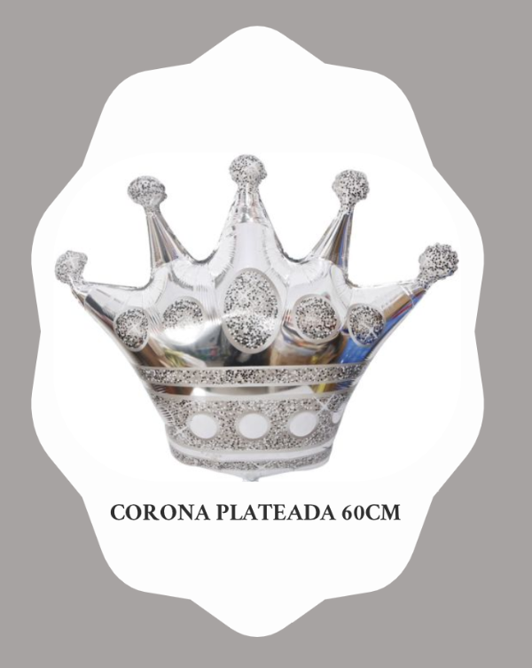 Producto - Globo Corona plateada