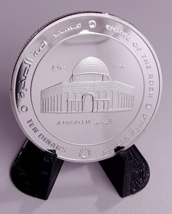 Producto - Palestina Domo de la Roca 10 Dinares 2014 Proof Unc