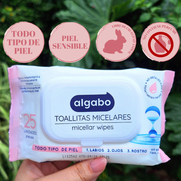 Producto - Toallitas Desmaquillantes - Algabo