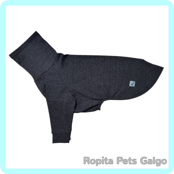 Producto - Polera Cordoba Negro Melange (Talles Chicos)