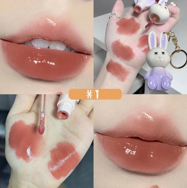 Producto - Labial llavero conejito Tono 01