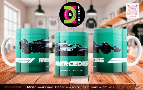 Producto - Taza - Racing - Formula 1 - TZ-RT-BL-11OZ-59-RSC-F1