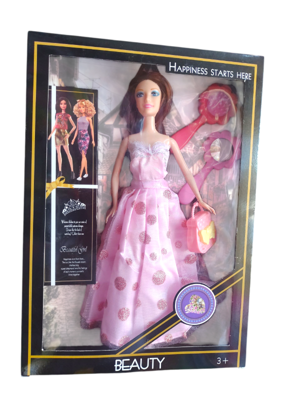 Producto - Muñeca Beauty Fiesta Gala Rosa 1442964