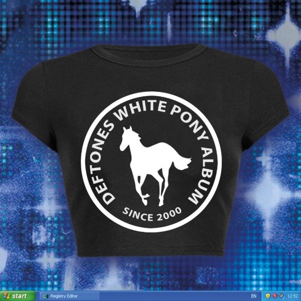 Producto - White pony II - baby tee