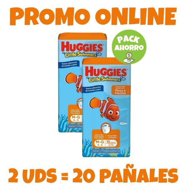 Producto - Promo Pañales para el agua Huggies x 20 uds