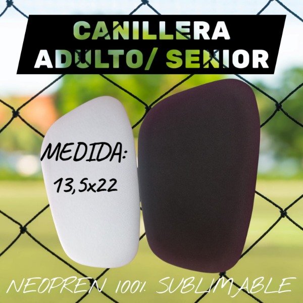 Producto - CANILLERA ADULTO/SENIOR - SUBLIMABLE