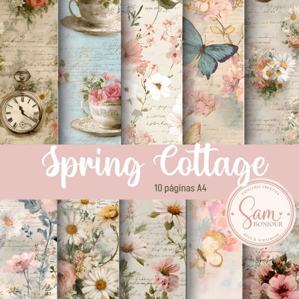 Producto - Kit de papeles: Spring Cottage - 0