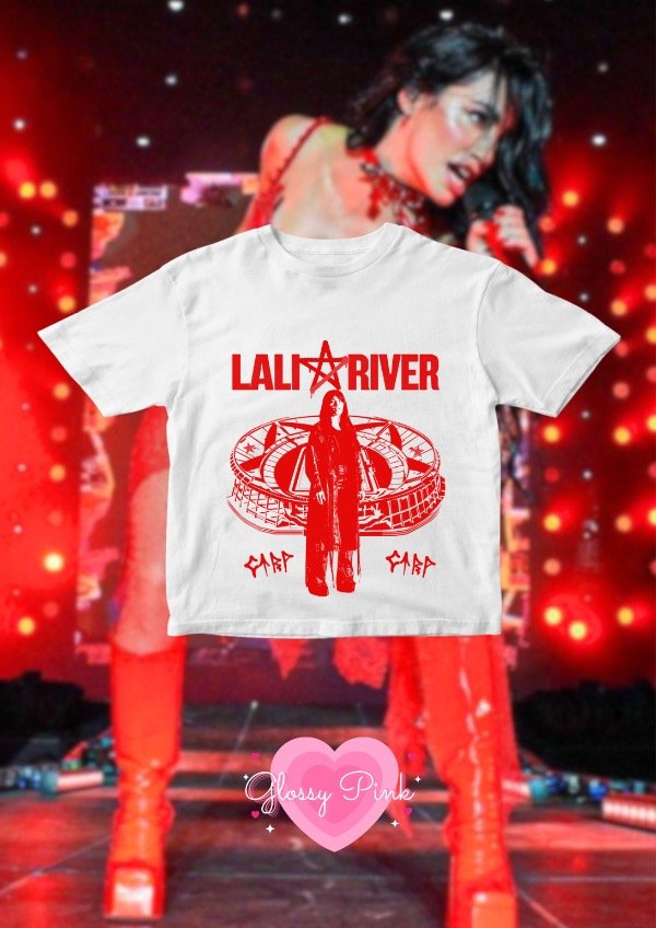 Producto - Baby Tee Lali River Red - DTF