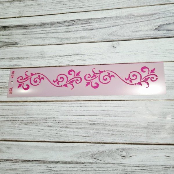 Producto - St 4516 de 30x6 cm Stencil Guarda
