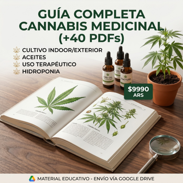 Producto - N15: TODO SOBRE EL CANNABIS (+40 PDFs sobre la temática)!