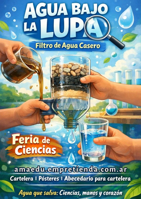 Producto - Feria de Ciencias AGUA CLARA - Filtro de agua casero