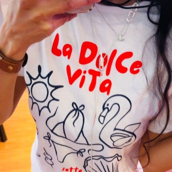 Producto - 683 - REMERA ALGODON "LA DOLCE VITA"