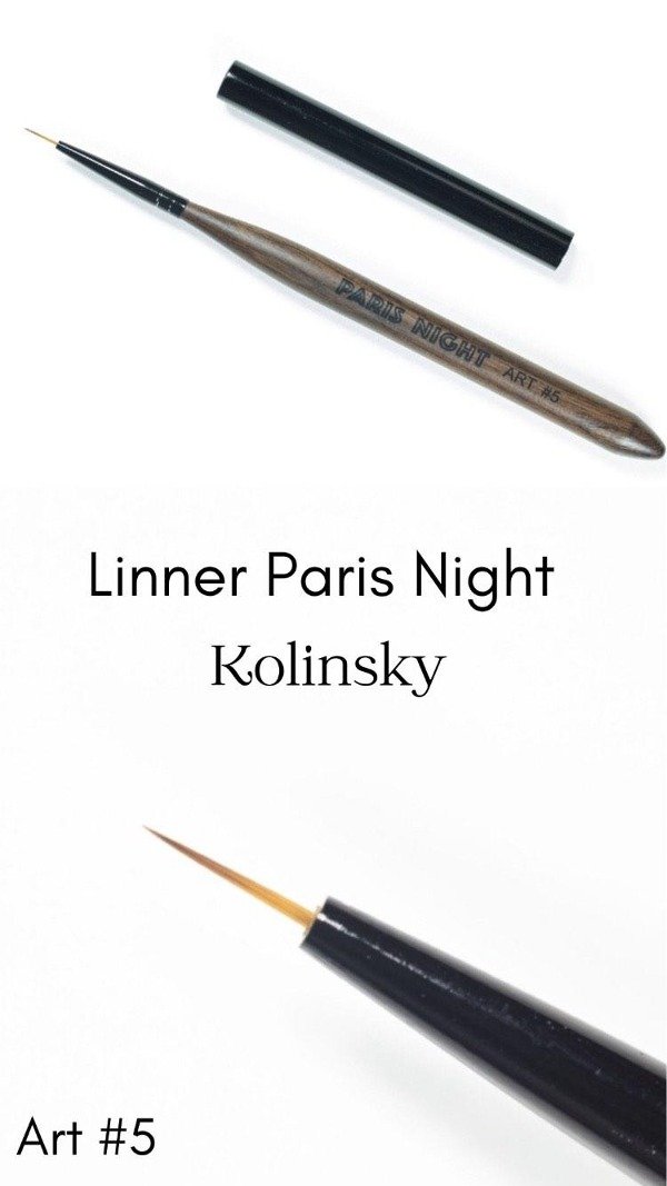 Producto - Pincel linner (pelo natural) Kolinsky - Paris night #5