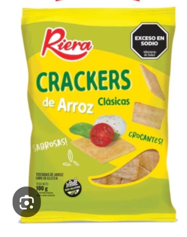 Producto - Crackers de arroz RIERA