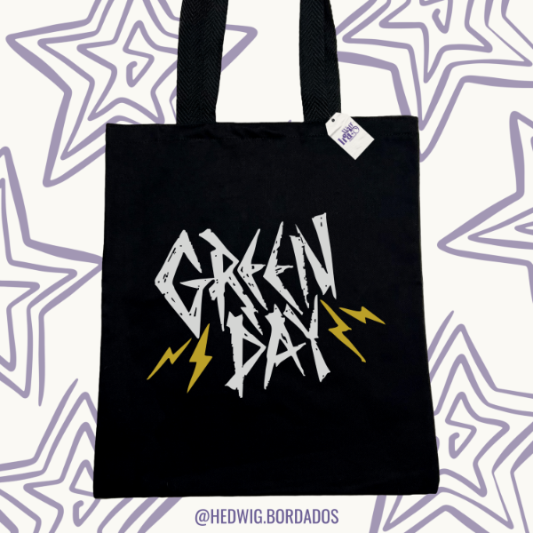 Producto - TOTE BAG GREEN DAY Logo Rayos - DTF