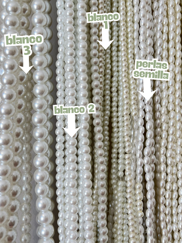 Producto - Tira perla blanca