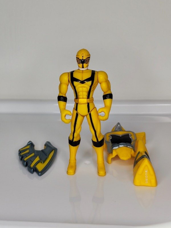 Producto - Yellow Mystic Force Zord Armor 11 cm Con Faltante (Mystic Force) - 1