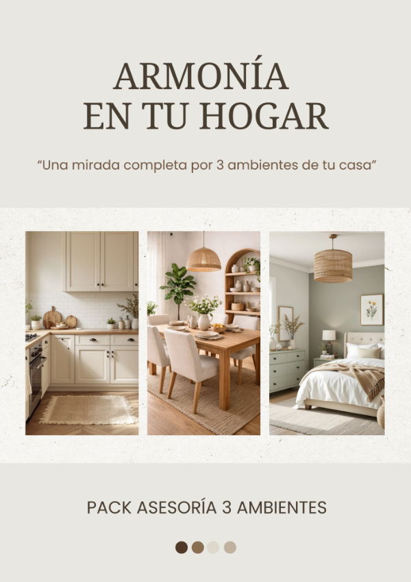 Producto - PACK X 3 AMBIENTES