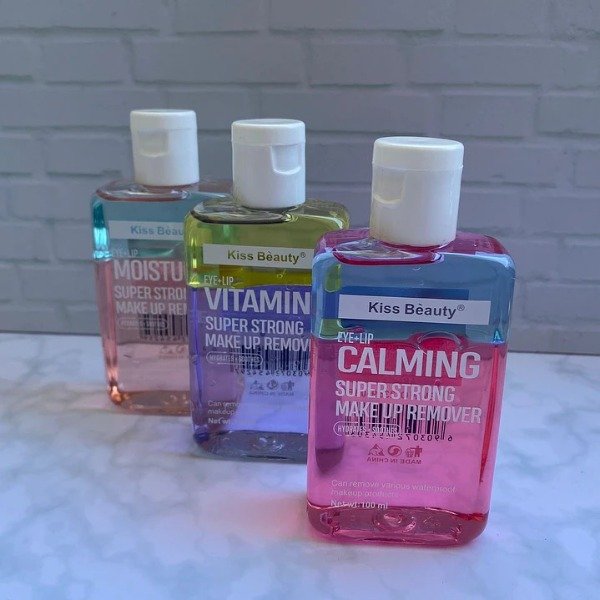 Producto - OJ069 DESMAQUILLANTE BIFASICO KISS BEAUTY-CLAMING ULTIMA UNIDAD
