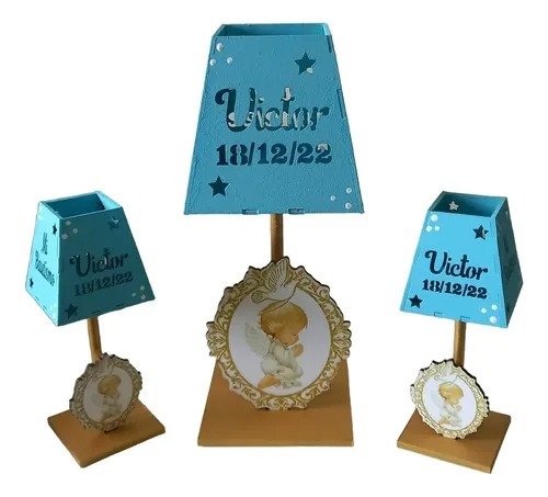 Producto - Centros De Mesa Decorado Personalizado 7u Luz Led - 2