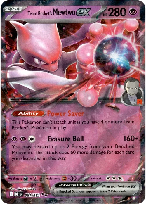 Producto - Team Rocket's Mewtwo ex - 081/182 - Destined Rivals - Holo