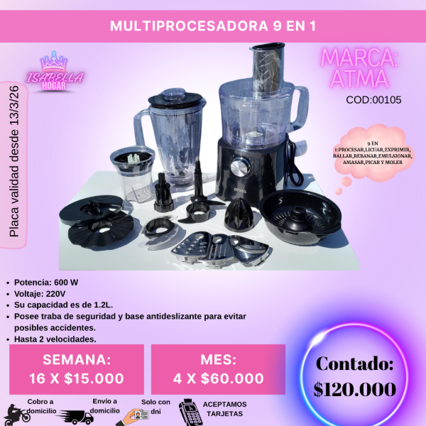 Producto - MULTIPROCESADORA ATMA
