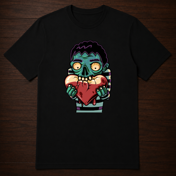Producto - Remera - Zombie Corazon - 0