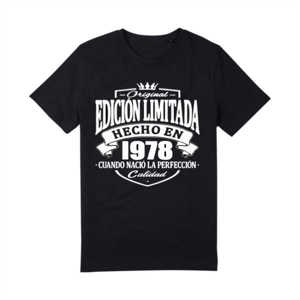 Producto - Remera Cumpleaños con tu fecha Edicion Limitada