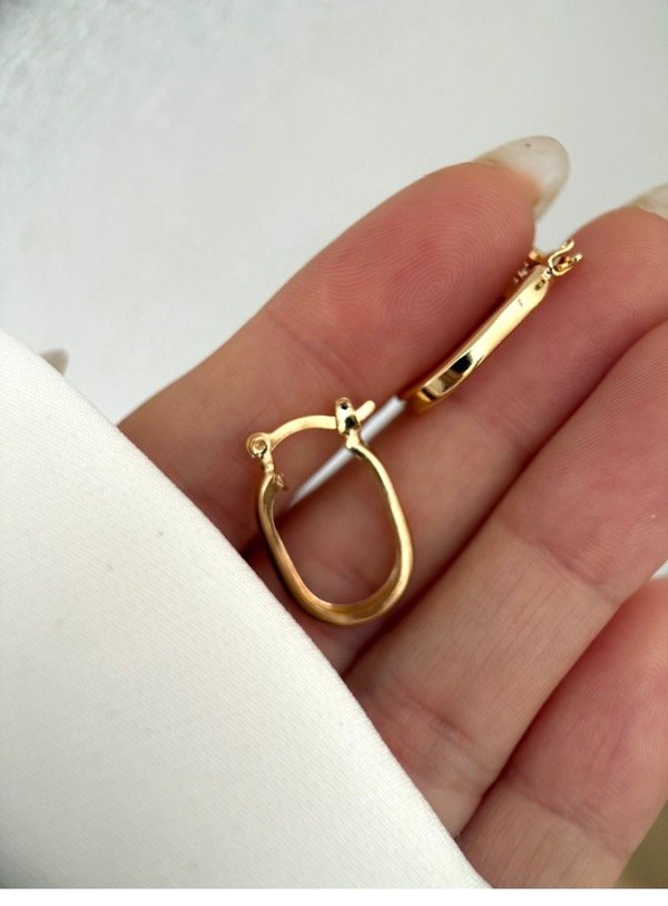 Producto - Argollas ginebra bañadas en oro