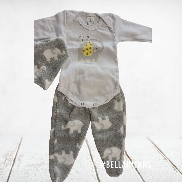 Producto - Recibidor: Body + ranita polar + bandana