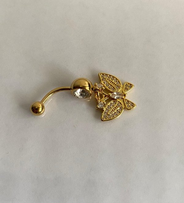 Producto - Navel dorado con colgante varios modelos