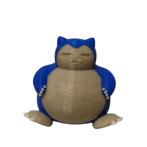 Producto - SNORLAX 5.5cm - Impresion 3D Multicolor