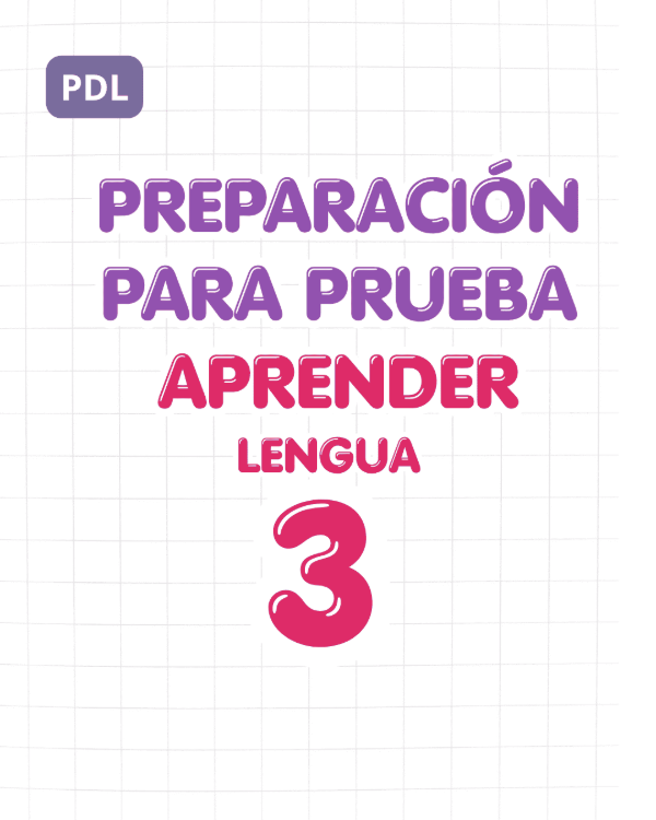 Producto - Preparación para Prueba Aprender Lengua 3