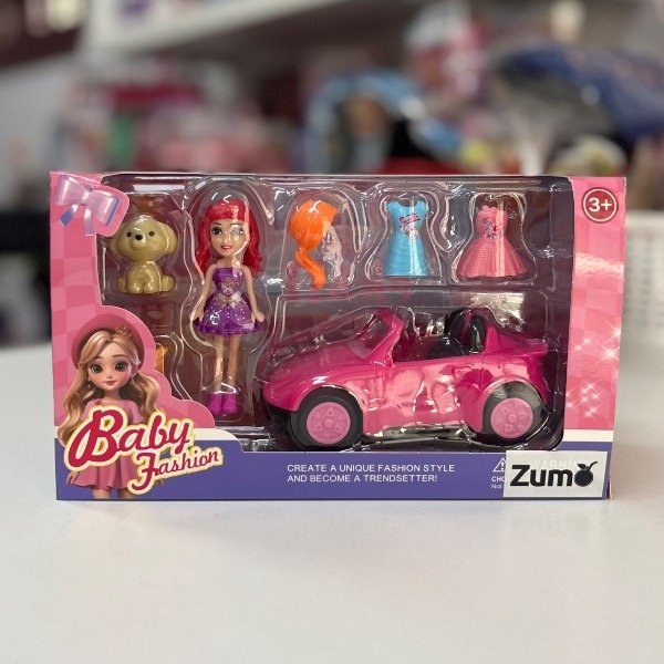 Producto - Set Muñeca con Auto y Accesorios MARZ-010 Zumo 7568