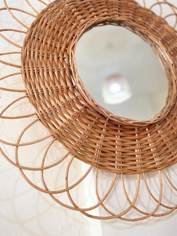 Producto - ESPEJO FLOR TEJIDO