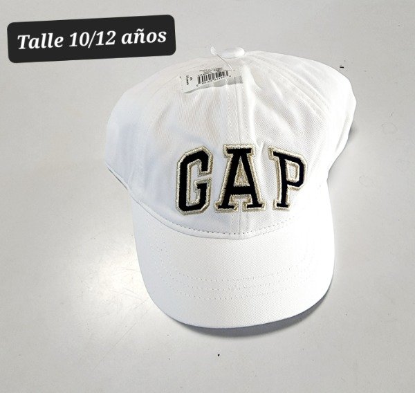 Gorra GAP talla 10/12 blanca — imagen 2