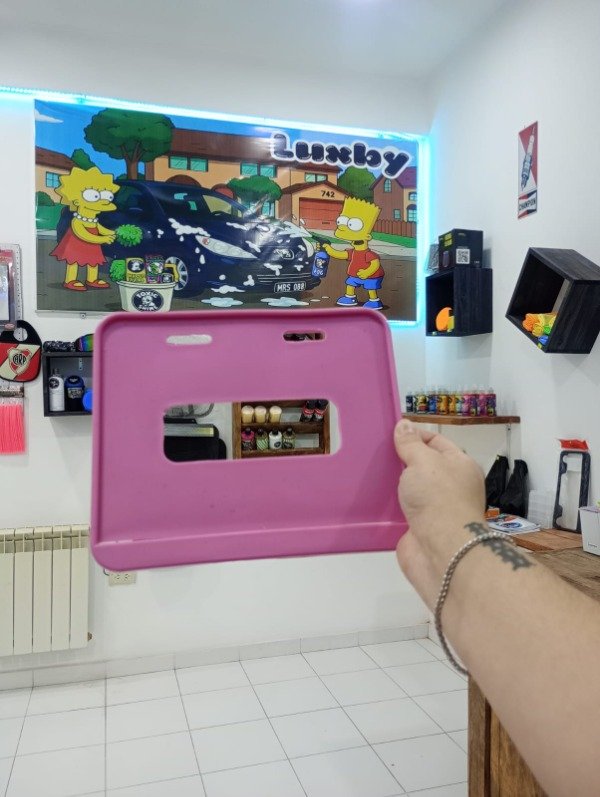 Producto - Porta Patente Rosa Claro