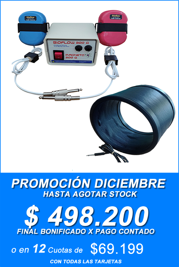 Producto - Magneto 200 gauss BIOFLOW con dos Solenoides Planos y Túnel