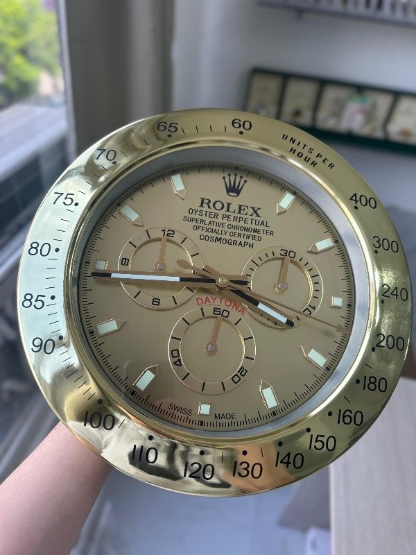 Producto - Reloj de Pared Rolex Daytona Gold Automatico