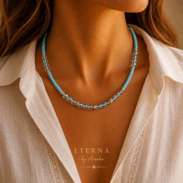 Producto - COLLAR CELESTE