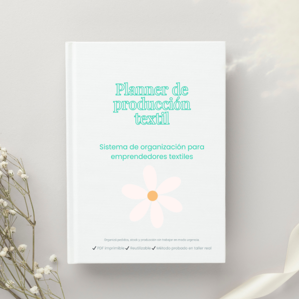 Producto - Planner de Producción  para Emprendedores Textiles
