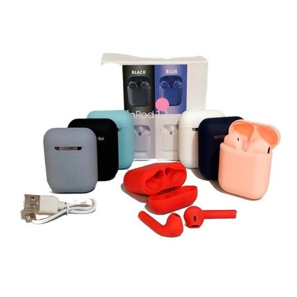 Producto - Auricular I12 Colores Pastel