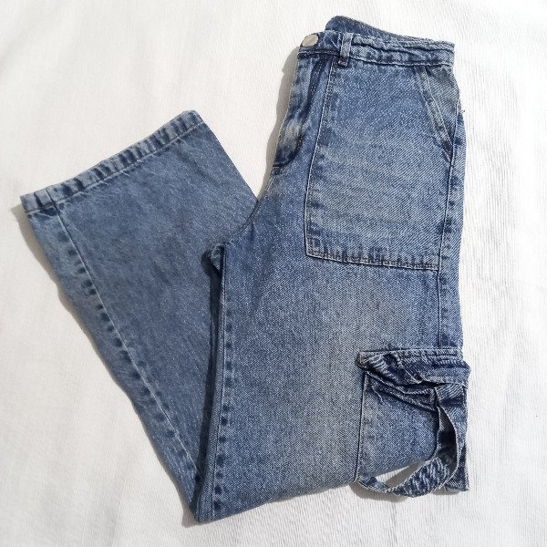 Producto - Jean cargo tiro alto (T. 36)