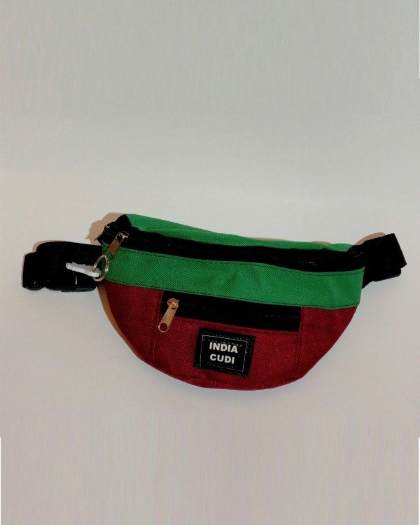Producto - Riñonera Clásica Sport Bordó/Verde