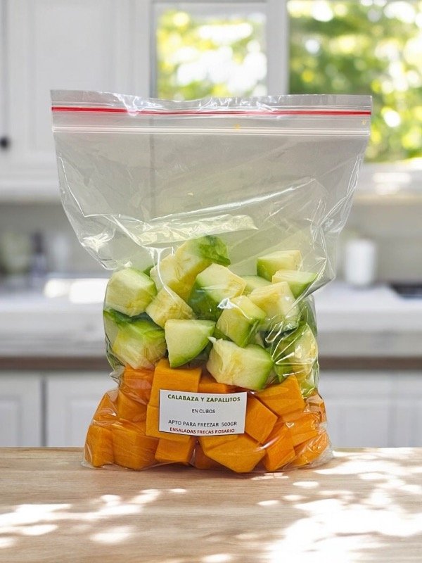 Producto - Calabaza y Zapallitos en cubos 500gr