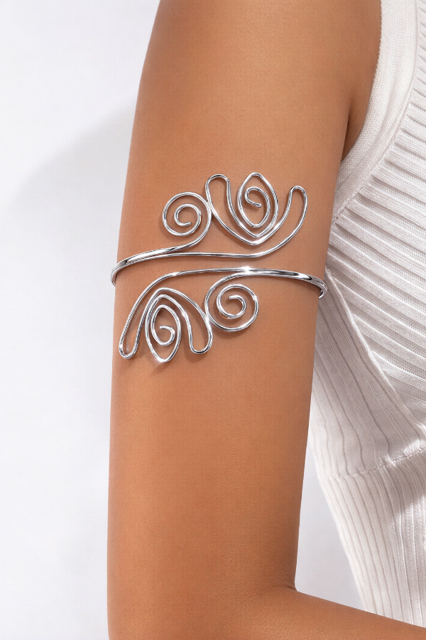 Producto - Brazalette figura plateado